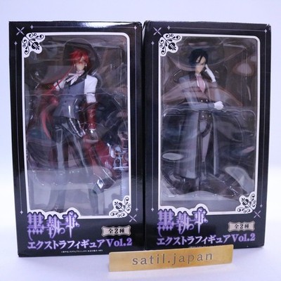 [NEW] Black Butler Sebastian Michaelis & Grell Sutcliff Extra Figure Vol.2 Set
