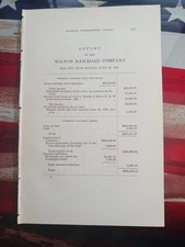 1895 Annual Report of WILTON RAILROAD COMPANY Nashua NH Solomon Spalding ~ Pres