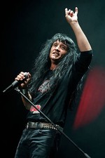 Joey Belladonna of American thrash metal band Anthrax performs Fal- Old Photo 1
