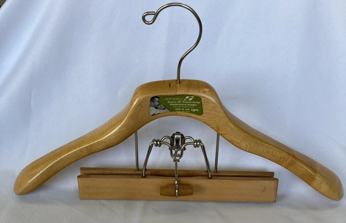 Wood Men's Reproduction 1950s Vintage Clothes Hangers for sale | eBay