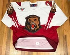 Vintage 2000’s Utah Grizzlies Justin Cox Game Worn SIGNED ECHL Pro Hockey Jersey