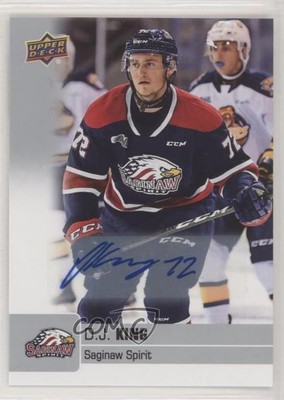 2019-20 Upper Deck CHL Auto DJ King #55 Auto