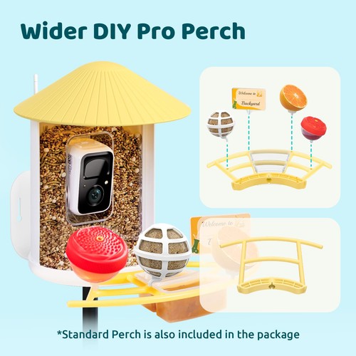 by Birdfy Pro Bird Feeder with Camera, Wider Perch DIY Add-ons, Hummingbird F... - Picture 7 of 9