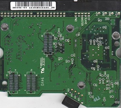 WD600BB-00CAA1, 0000-001092-100K, WD IDE 3.5 PCB (PCB)