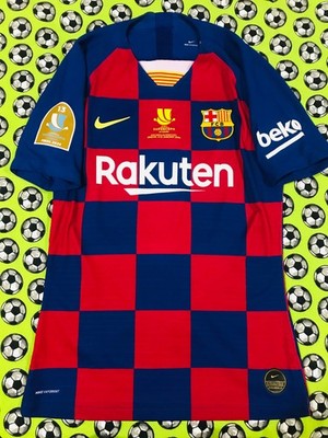 NEW Nike VAPORKNIT FC Barcelona Soccer Jersey Spain Supercup