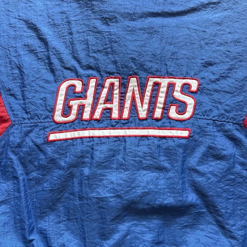 Vintage New York Giants Starter Jacket Mens XL 90s NFL Bomber Kangaroo Pouch - Picture 4 of 8