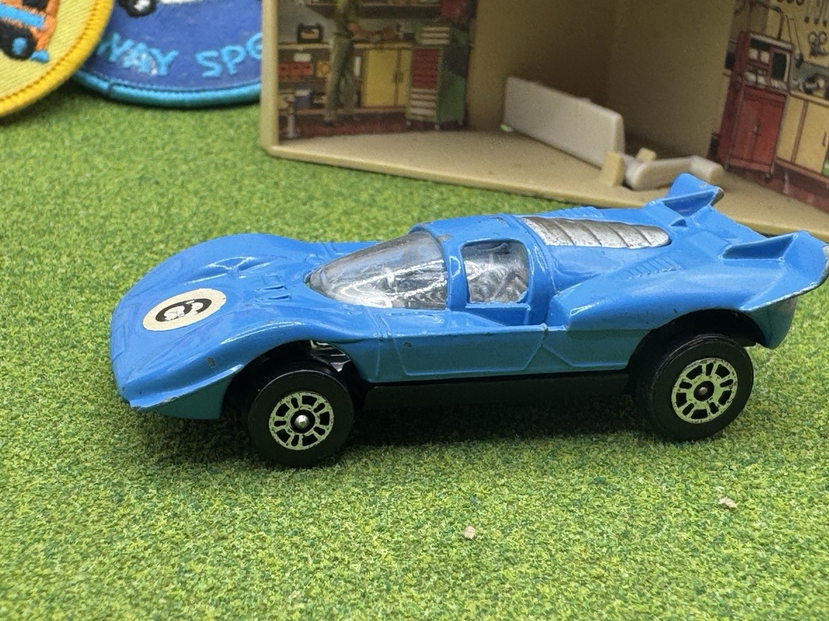 Corgi Juniors Ferrari 512S Growlers Blue Vintage Collectible Toy