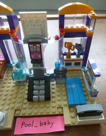 Lego Friends 41312 -HEARTLAKE SPORTS CENTRE- Used - 100% COMPLETE-NO BOX, MANUAL