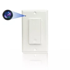 EyeSwitch - 4K 1080P IP Ultra HD WIFI Streaming IP Cam Functional Light Switch