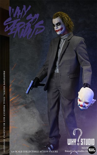 WHY STUDIO Robber Joker 1/4th Scale Limited Collectibles Action Figure New - Picture 2 of 10