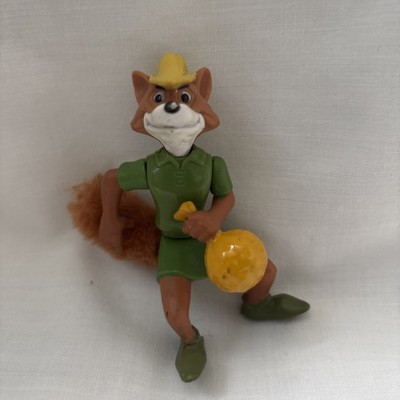 Walt Disney Robin Hood Fox with Furry Tail 1995 McDonalds Toy Action Figure
