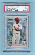 2020 Bowman Draft Jordan Walker Rookie Refractor PSA 9 Mint
