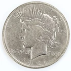 1921 Peace Dollar Fine details Silver $1