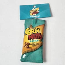 Ranch Corn Nuts Faux Food Christmas Decoupage Ornament - NEW