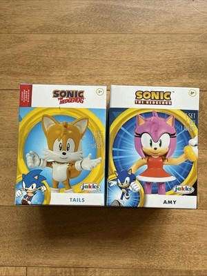 New Sonic the Hedgehog 2.5'' Figures- Amy  & Tails Jakks Pacific NIB Collectibles