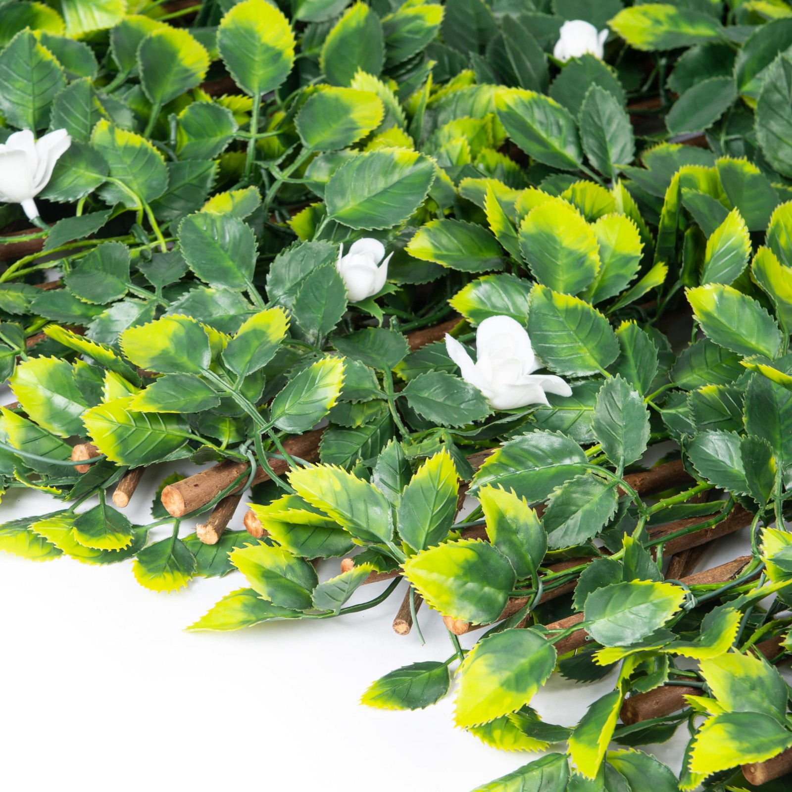 Naturae Decor Expandable Willow Trellis - Outdoor Privacy Screen - Sturdy and...