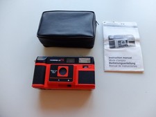 Fotocamera Hanimex 35 FX 35mm obiettivo 38mm rosso perfettamente funzionante ottime condizioni