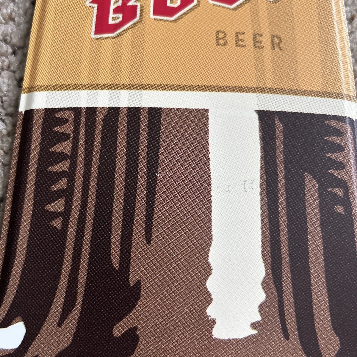 Shiner Bock Beer Bottle Tin Metal Sign 32 inches by 9.25