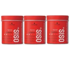 3 PACK Schwarzkopf Osis+ Texture Thrill Elastic Fiber Gum, 3.38oz / 100ml