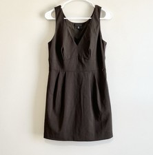 Banana Republic Women's Stretch Sleeveless Mini Dress Brown Size 10
