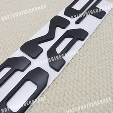 For 2024 2025 TACOMA Tailgate Insert Letter Emblem Rear Badge Raised Matte Black