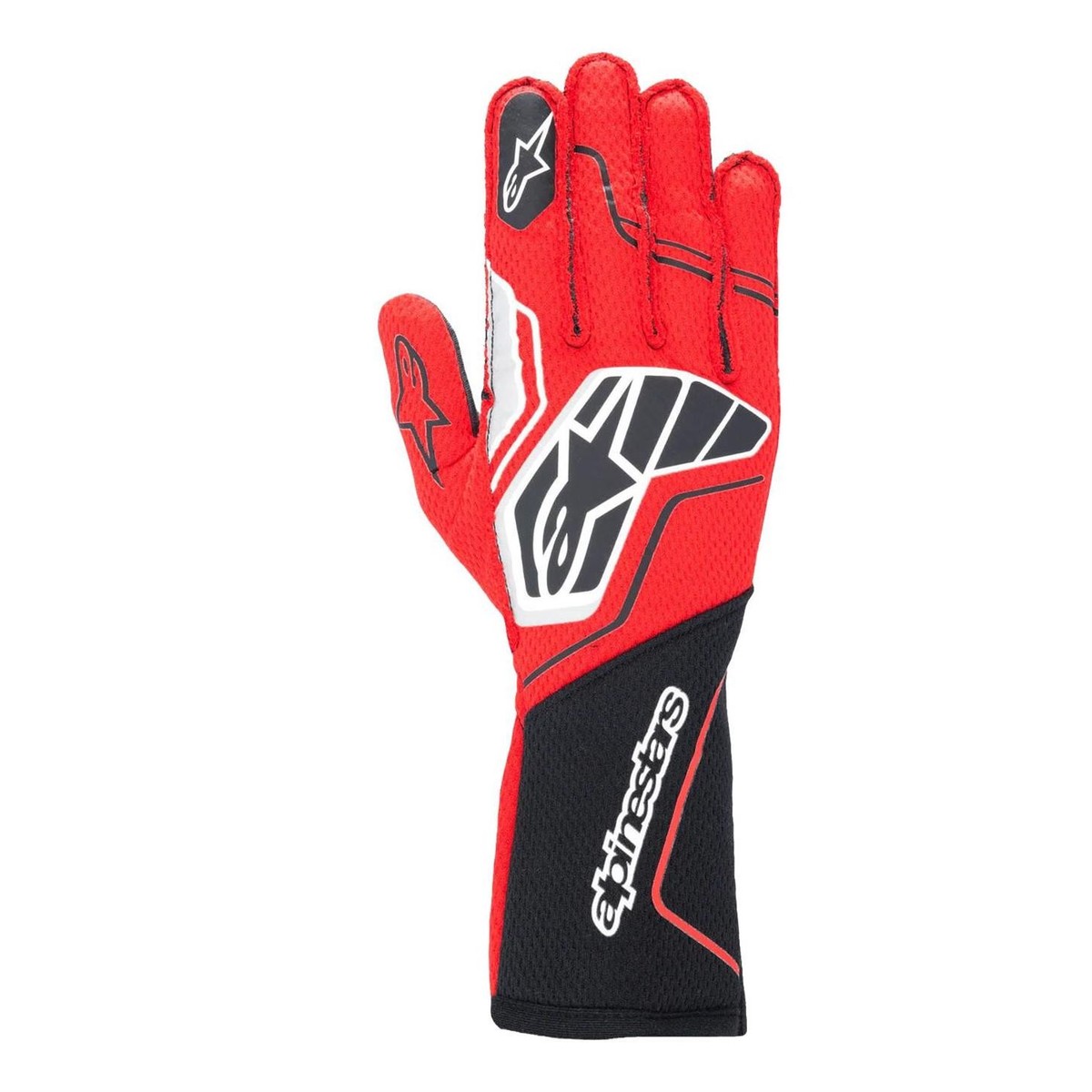 Alpinestars 3550224-13-M Tech-1 ZX V4 Gloves Black/Red, Medium | eBay
