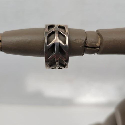 Erick's Sterling Silver Arrow Band Ring     K   .925. Size 11 Distinctive  - Picture 1 of 6