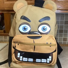 Mochila Five Nights At Freddy's Freddy Tech - Personaje facial de oso de fax - Poliéster