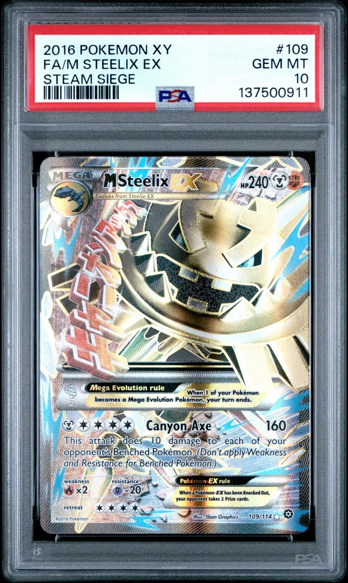 Pokémon TCG Professional Sports Authenticator (PSA) Steam Siege