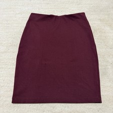 Aritzia Sunday Best Women's Pencil Skirt Burgundy Wine Size L