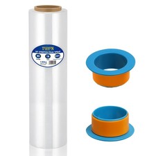 1-Pack 18" Stretch Wrap Rolls - 80 Gauge Industrial Strength Clear Film, 1200...