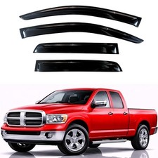 Rain Guards Fit for 2002-2008 Dodge Ram 1500 Quad Cab, Out 2002-2008 Ram 1500