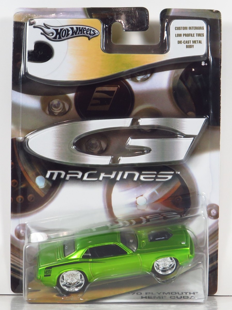 Hot Wheels 2005 G Machines 1970 Plymouth Hemi Cuda Green 70