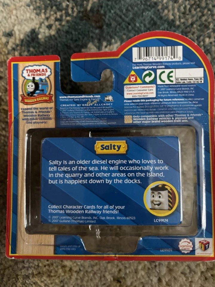 NEW Salty Thomas & Friends Wooden Railway Real Wood Train - Image 2 of 3