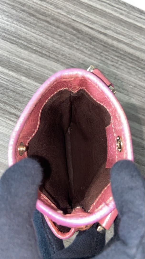 GUCCI Shoulder Bag GG Pattern Canvas Leather Pink Beige Shoulder Bag C-251215-14 thumbnail 8