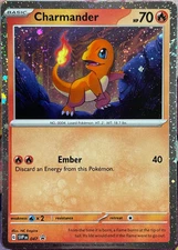 Charmander Cosmos Holo Black Star Promo - SVP047 - Scarlet & Violet Pokemon 2023