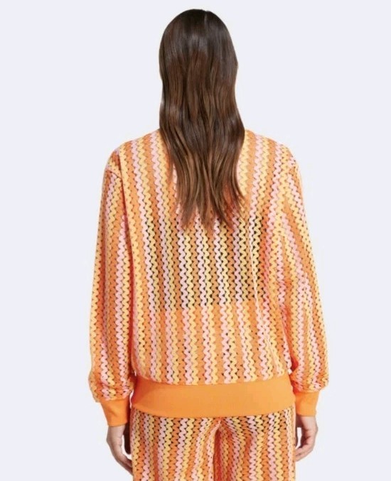 Adidas Summer Glow Crochet Firebird Track Top Jacket XL 100
