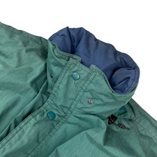 VTG 90's Eddie Bauer Men's Gore-Tex Full Zip Hooded Parka Jacket Green Large