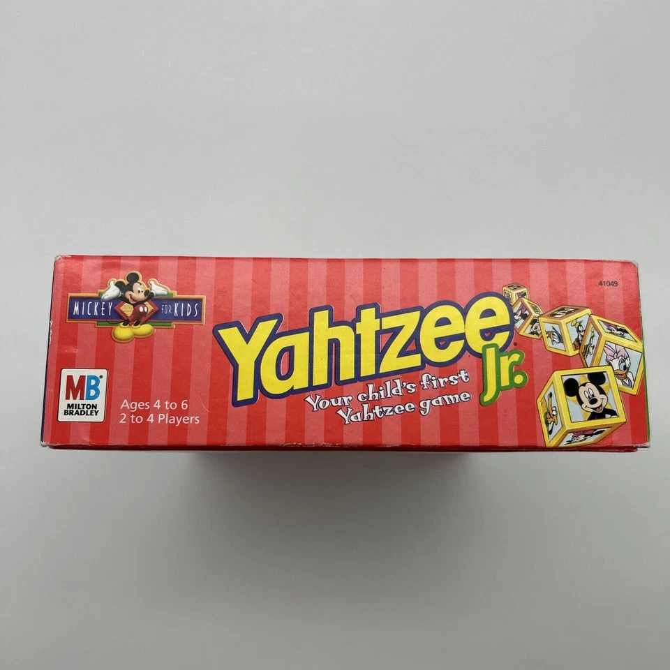 Disney Mickey Mouse Kids Yahtzee Jr by Milton Bradley Vintage 1998 100% Complete - Image 4 of 4