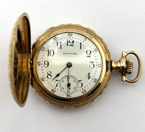 Waltham Seaside Antique Mechanical Pocket Watch 7J 0s  12991737 NON-WORKING