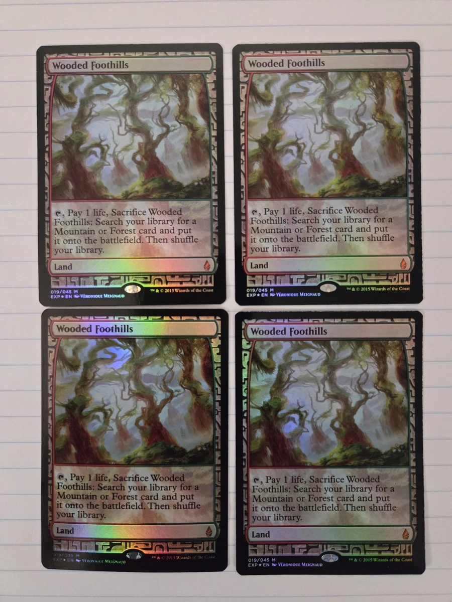 Wooded Foothills Magic: The Gathering Trading Card Games Zendikar