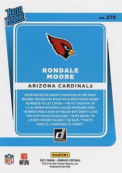 2021 Donruss #270 Rondale Moore RC - Picture 2 of 2