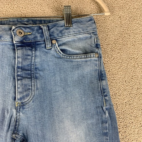 Top Man Skinny Denim Jeans Women's Size 28S Blue Mid Rise Medium Wash 5-Pocket - Picture 3 of 10