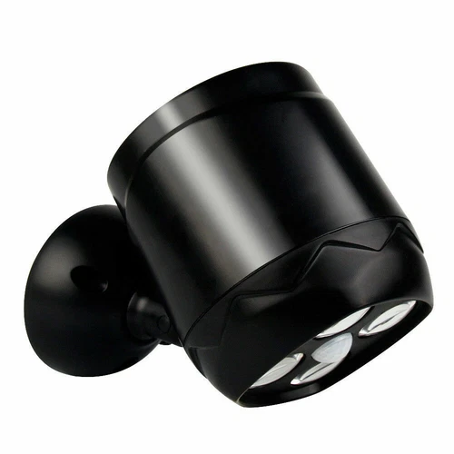 1Pcs 4 LED Security Light Motion Sensor Outdoor Lamp Spotlight Battery Powered - Picture 6 of 18