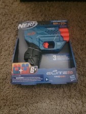 NERF Elite 2.0 Trio TD-3 Blaster, 6 Official Nerf Darts. New