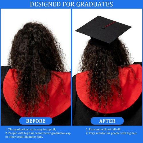 Graduation Cap Headband Insert, Grad Caps Headband Insert, Adjustable, Secures C - Picture 3 of 11