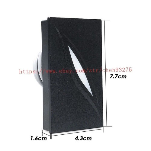 Lector de tarjetas de control de acceso impermeable Wiegand 26/34 bits indicadores LED KR101E/M - Imagen 9 de 11