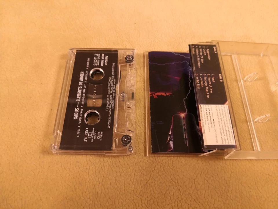 Sadus - Element of Anger MC cassette Slayer Sodom Exodus Whiplash Bloodfeast - Image 2 of 4