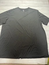 Realessentials Men's Black Short Sleeve Comfy Soft Crew Neckline T-Shirt Sz. 4XT