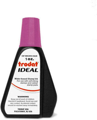 Trodat Ideal Premium Replacement Ink for Use with Most Self Inking and Rubber